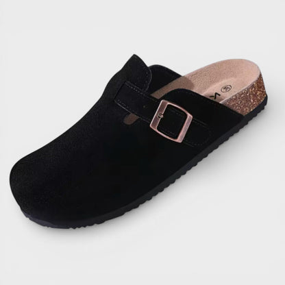 Zuecos Mujer Suela de Corcho Hebilla Ajustable