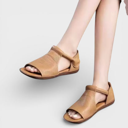 Sandalias Mujer Planas Estilo Retro