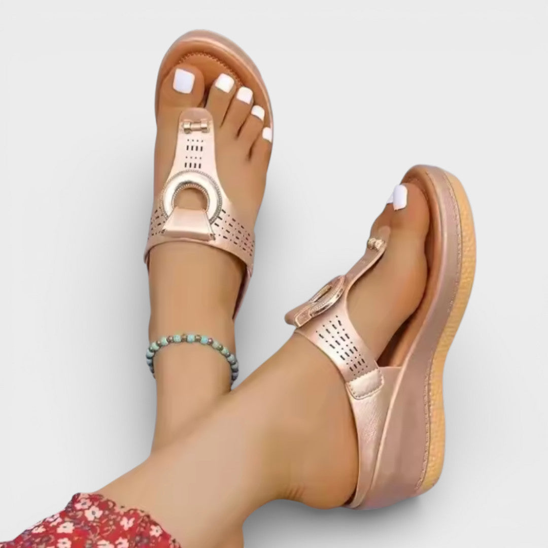 Sandalias Mujer Cuña Plataforma Comoda