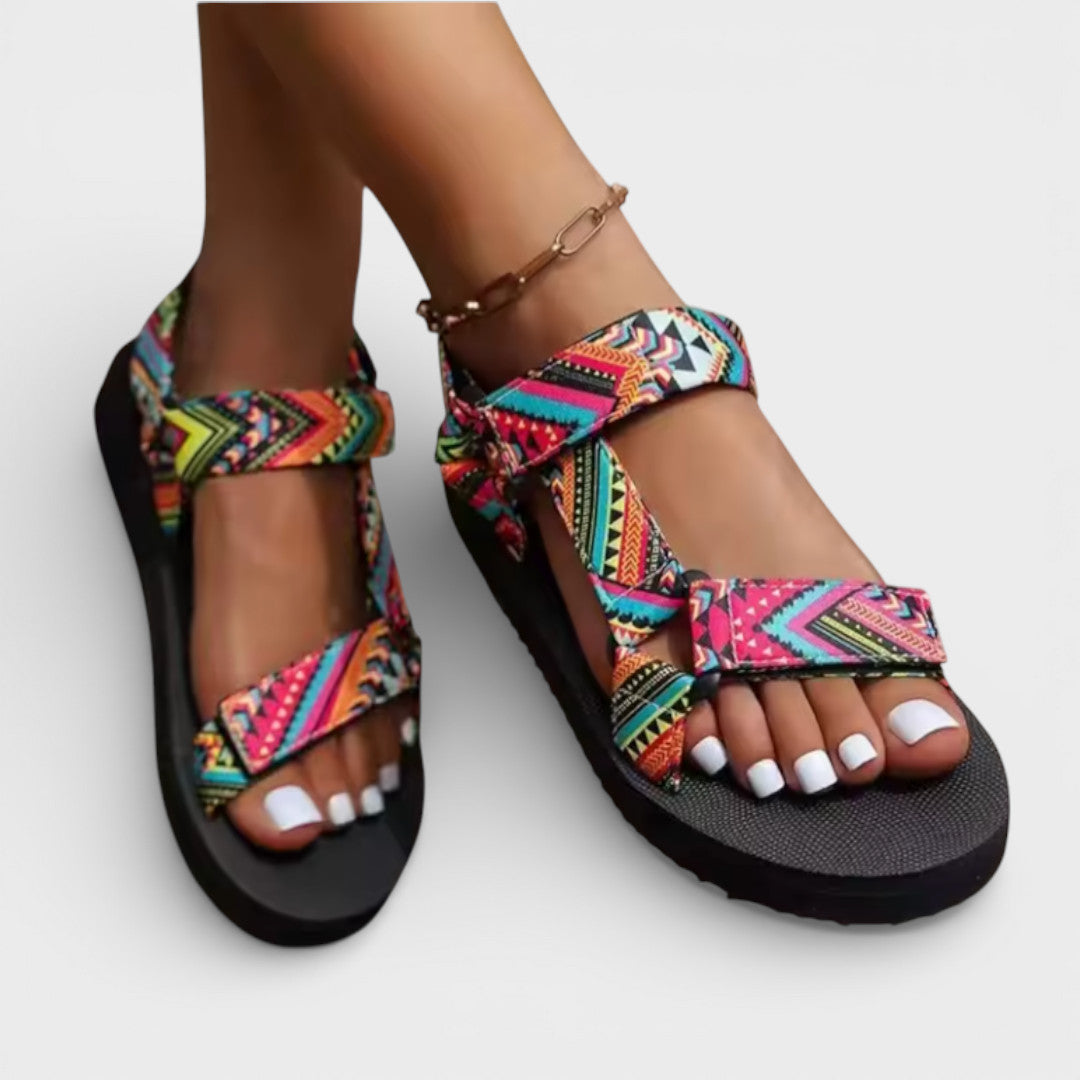 Sandalias Plataforma Mujer Tiras Ajustables Verano