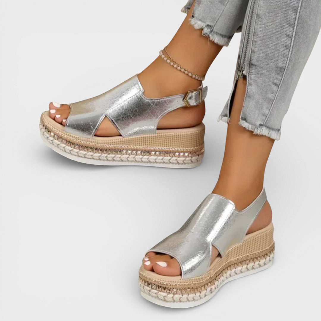 Sandalias Mujer Cuña Comodas