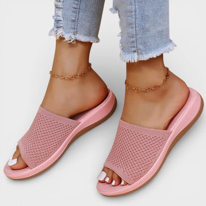 Sandalias Plataforma Mujer Slide Suaves - Mavetta