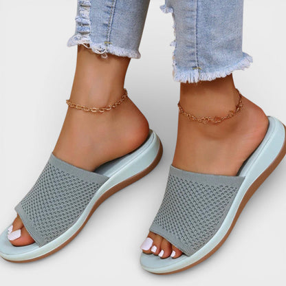 Sandalias Plataforma Mujer Slide Suaves