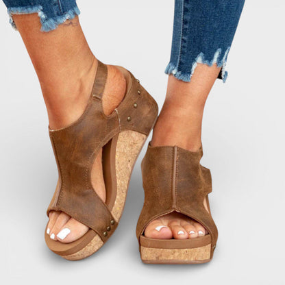 Sandalias Cuña Mujer Plataforma Comodas - Mavetta