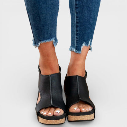 Sandalias Cuña Mujer Plataforma Comodas