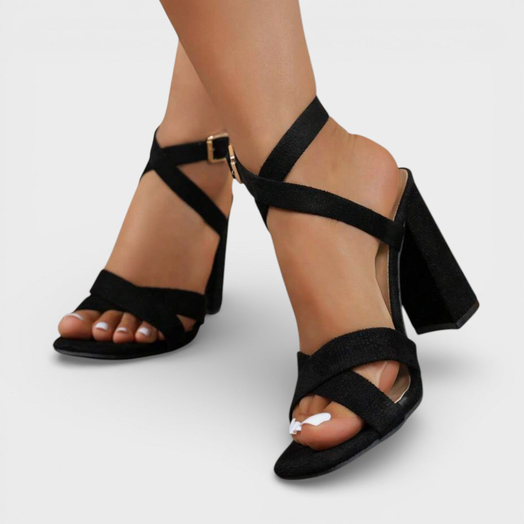 Sandalias Mujer Tacón Elegante Ajuste Confortable