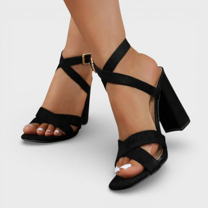 Sandalias Mujer Tacón Elegante Ajuste Confortable