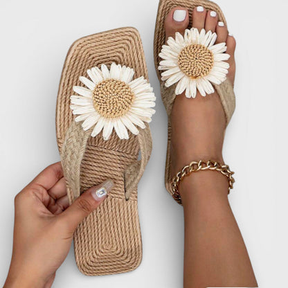 Sandalias Plataforma Mujer Estampado Floral