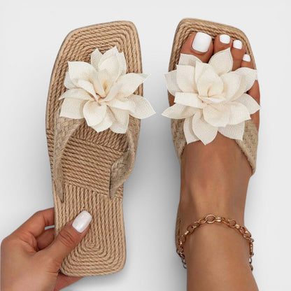 Sandalias Plataforma Mujer Estampado Floral