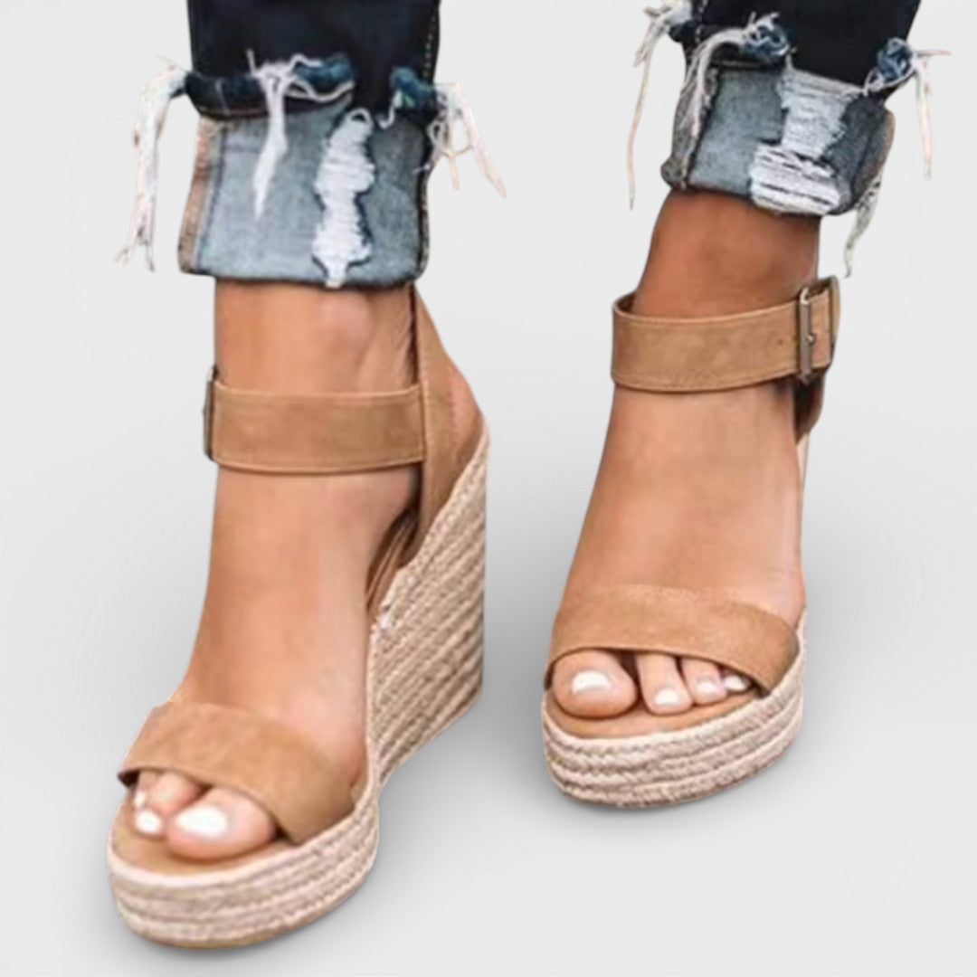 Sandalias Cuña Mujer Diseño Fiesta - Mavetta