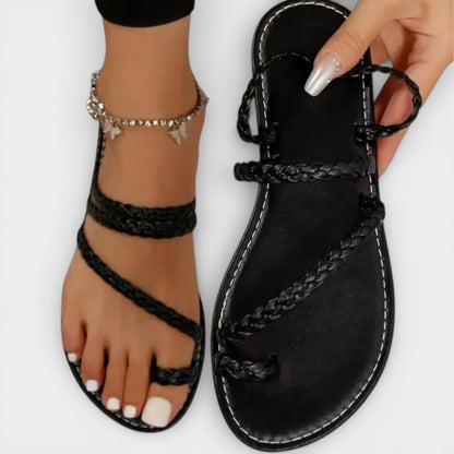 Sandalias Planas Mujer Comodas Ajuste Flexible