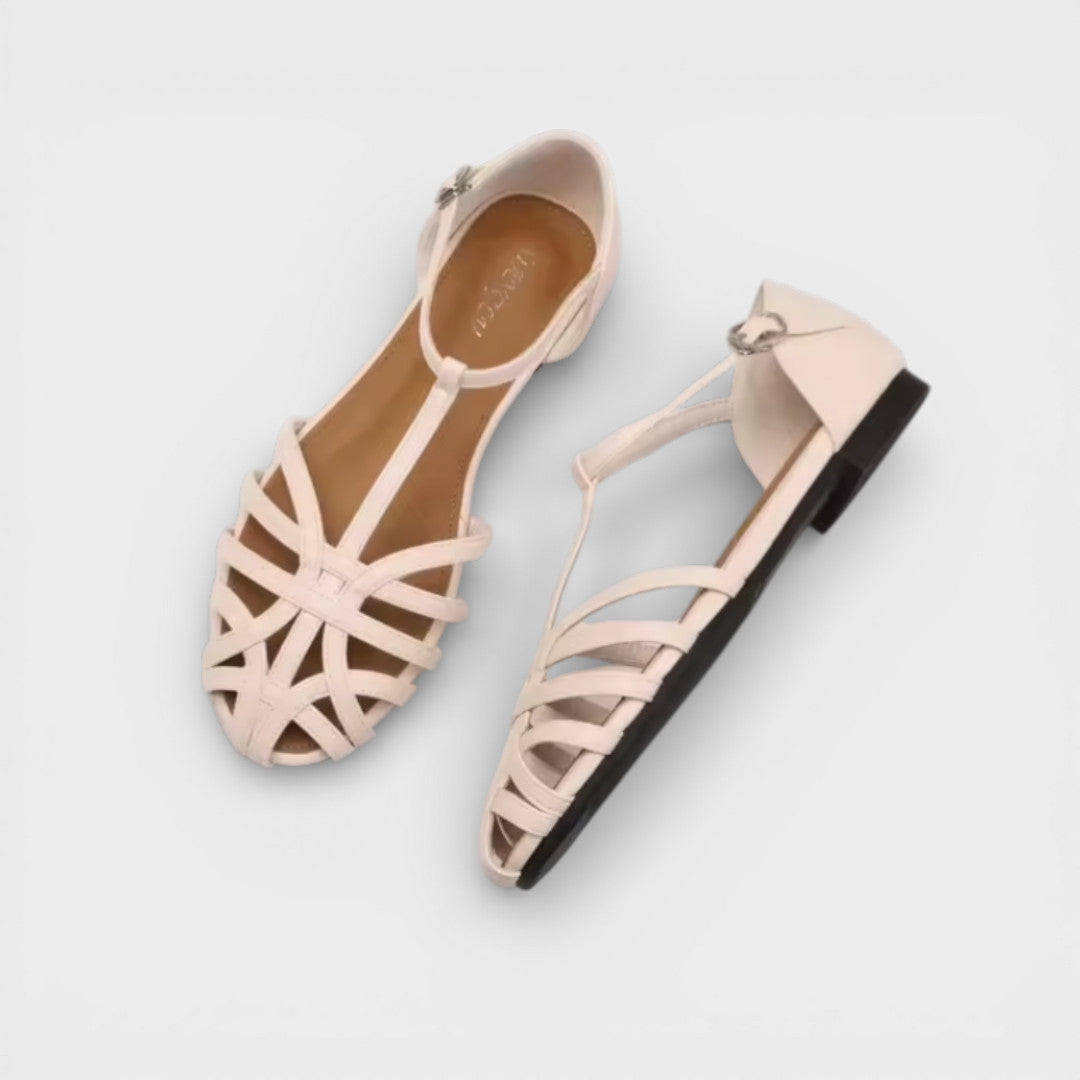 Sandalias Planas Mujer Tiras Cruzadas