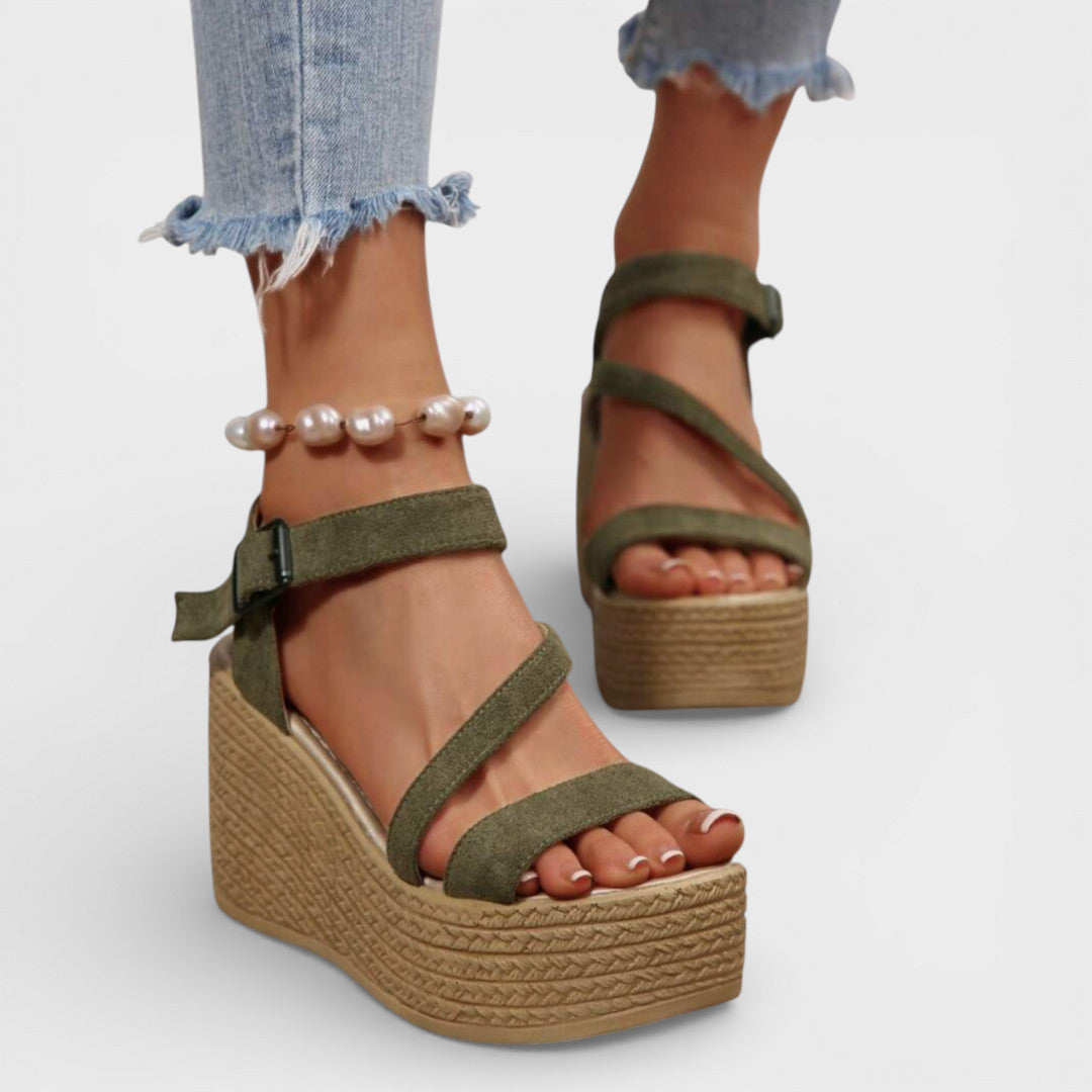 Sandalias Mujer de Esparto Cuña - Mavetta