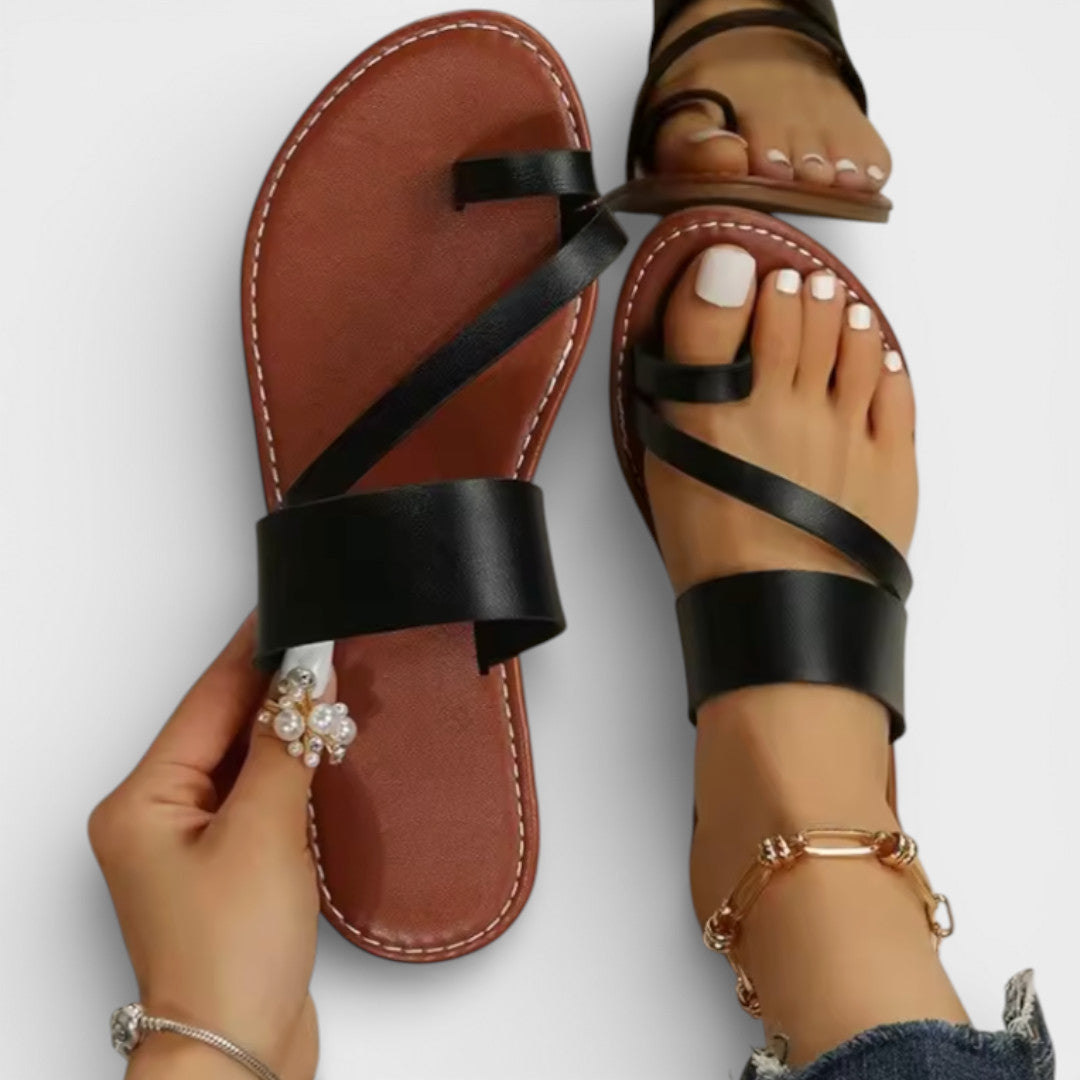 Sandalias Planas Mujer Diseño Minimalista