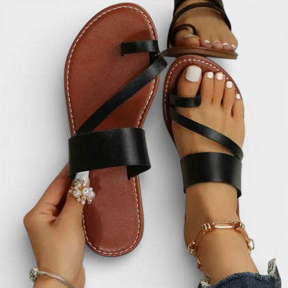 Sandalias Planas Mujer Diseño Minimalista