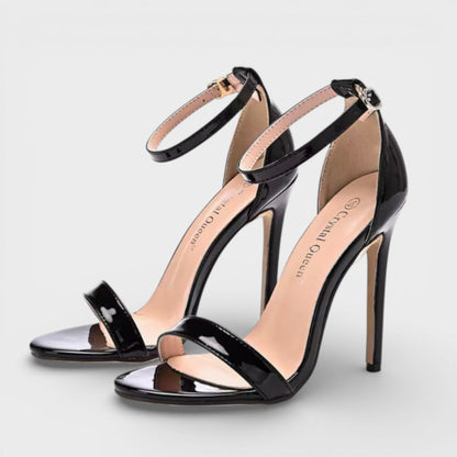 Sandalias Mujer Tacón Fino Estilo Fiesta