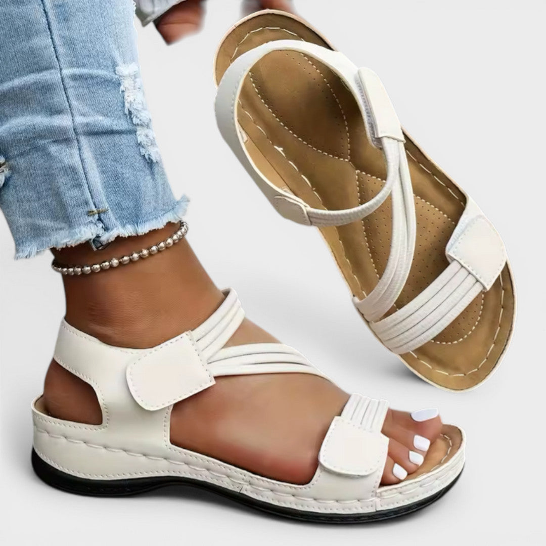 Sandalias Cuña Mujer Suela Gruesa Confort