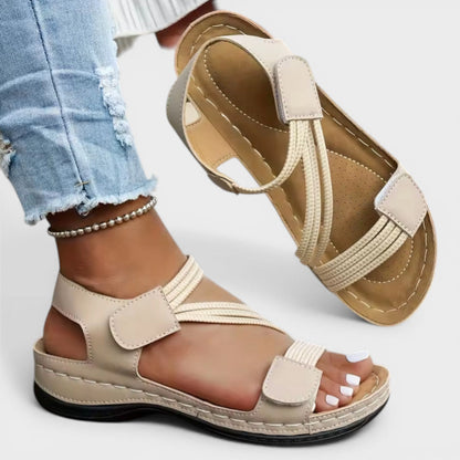 Sandalias Cuña Mujer Suela Gruesa Confort