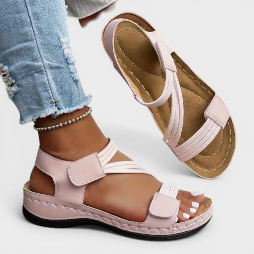 Sandalias Cuña Mujer Suela Gruesa Confort