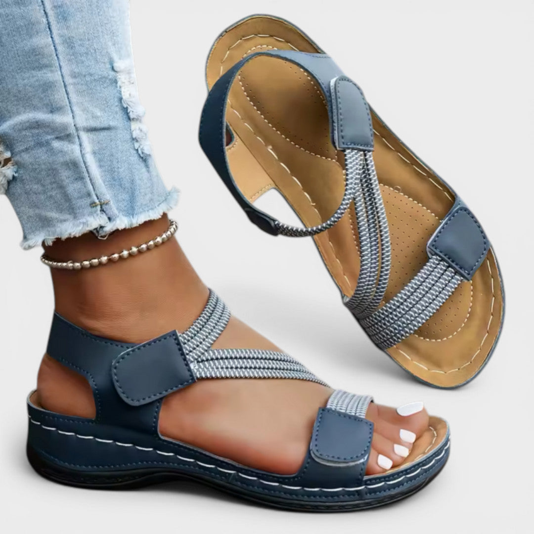 Sandalias Cuña Mujer Suela Gruesa Confort