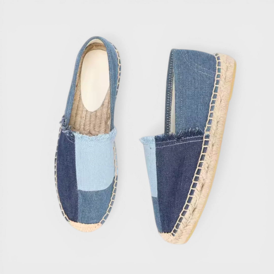 Alpargatas Mujer Denim Slip On Ajuste Cómodo - Mavetta