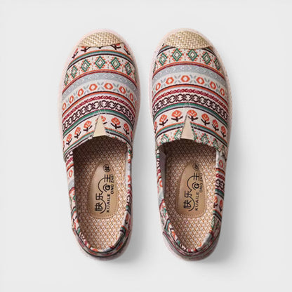 Alpargatas Mujer Slip On Estilo Bohemio - Mavetta