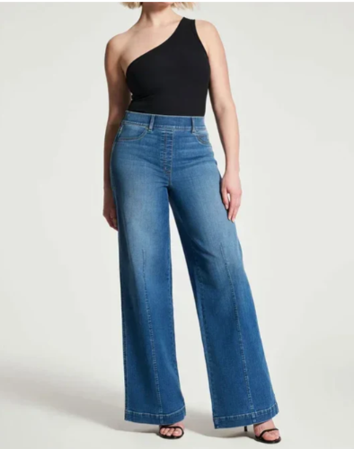 Jeans Mujer de Pierna Ancha Corte Recto - Mavetta