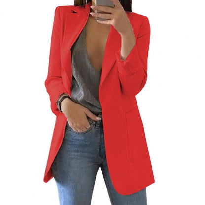 Blazer Mujer Casual Estructura Texturizada Corte Ajustado