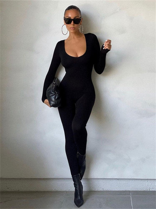 Body Mujer Ajustado Catsuit Elasticidad Alta - Mavetta