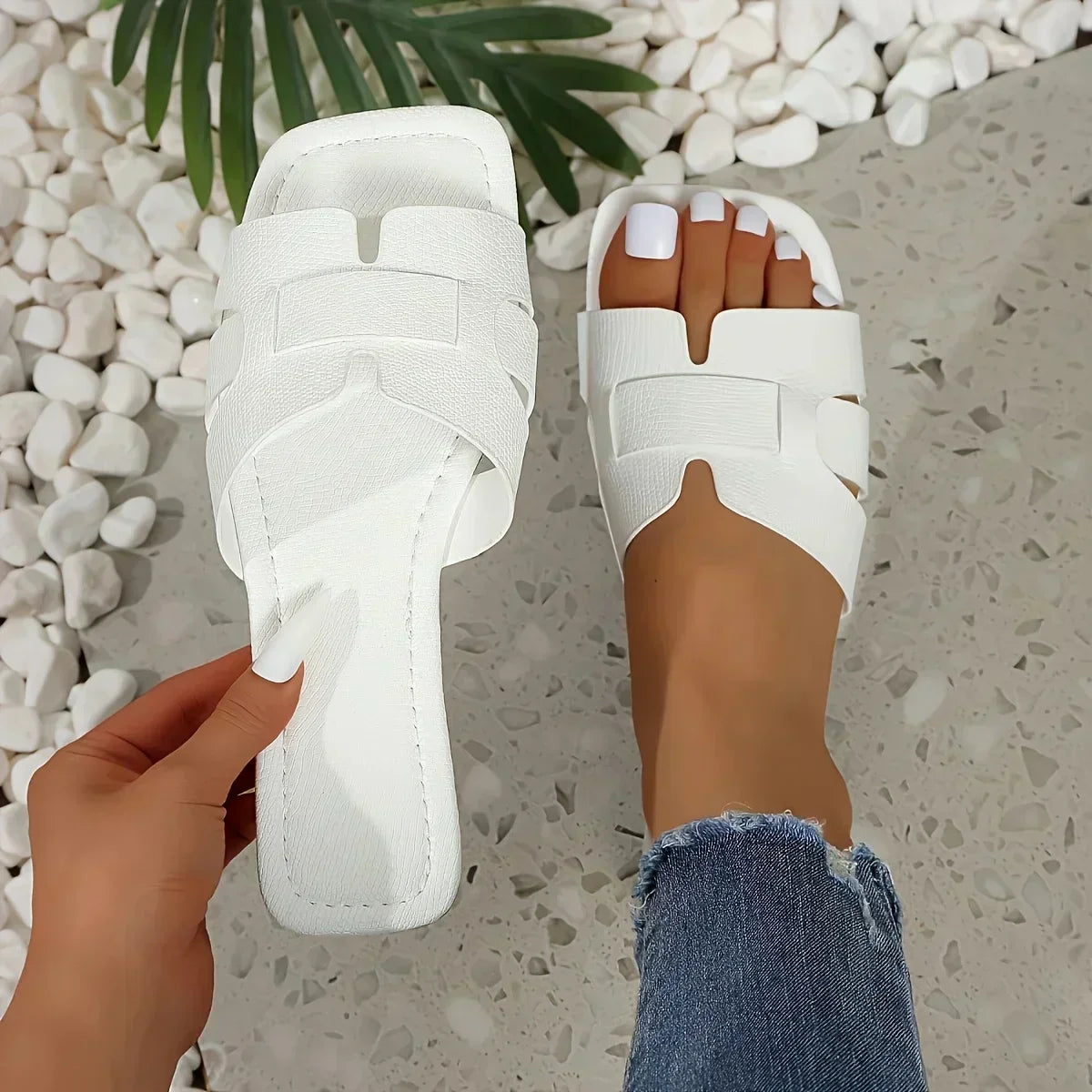 Sandalias Slides Unisex Diseño Valencia