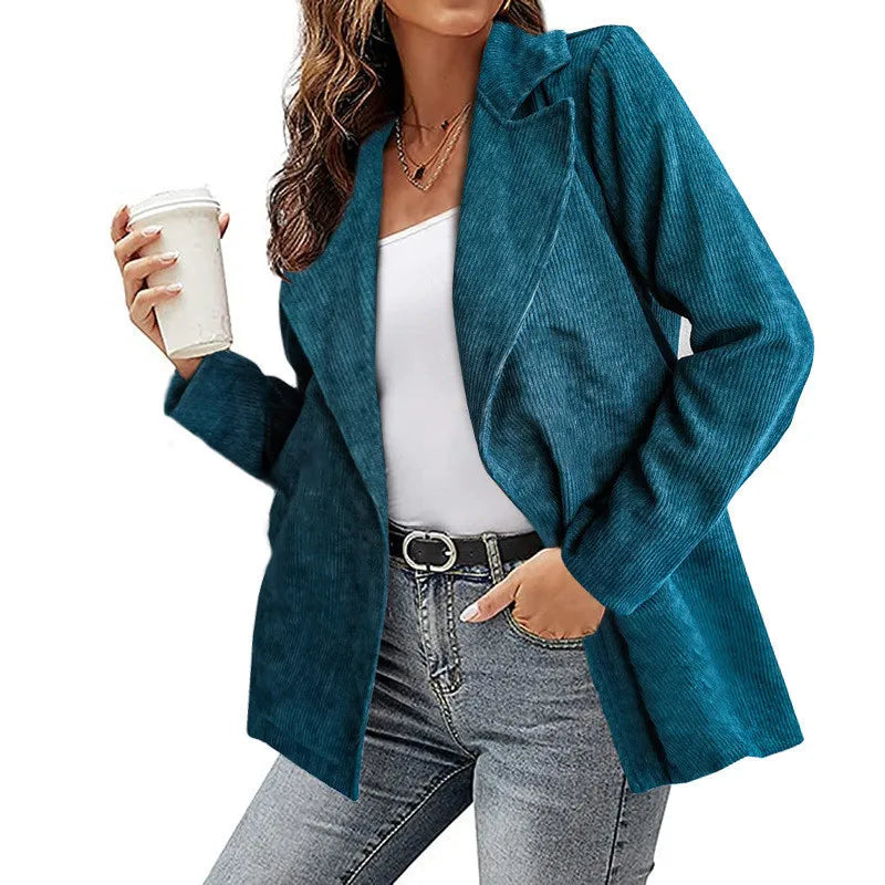 Chaqueta Mujer Otoño Invierno Ajuste Clasico