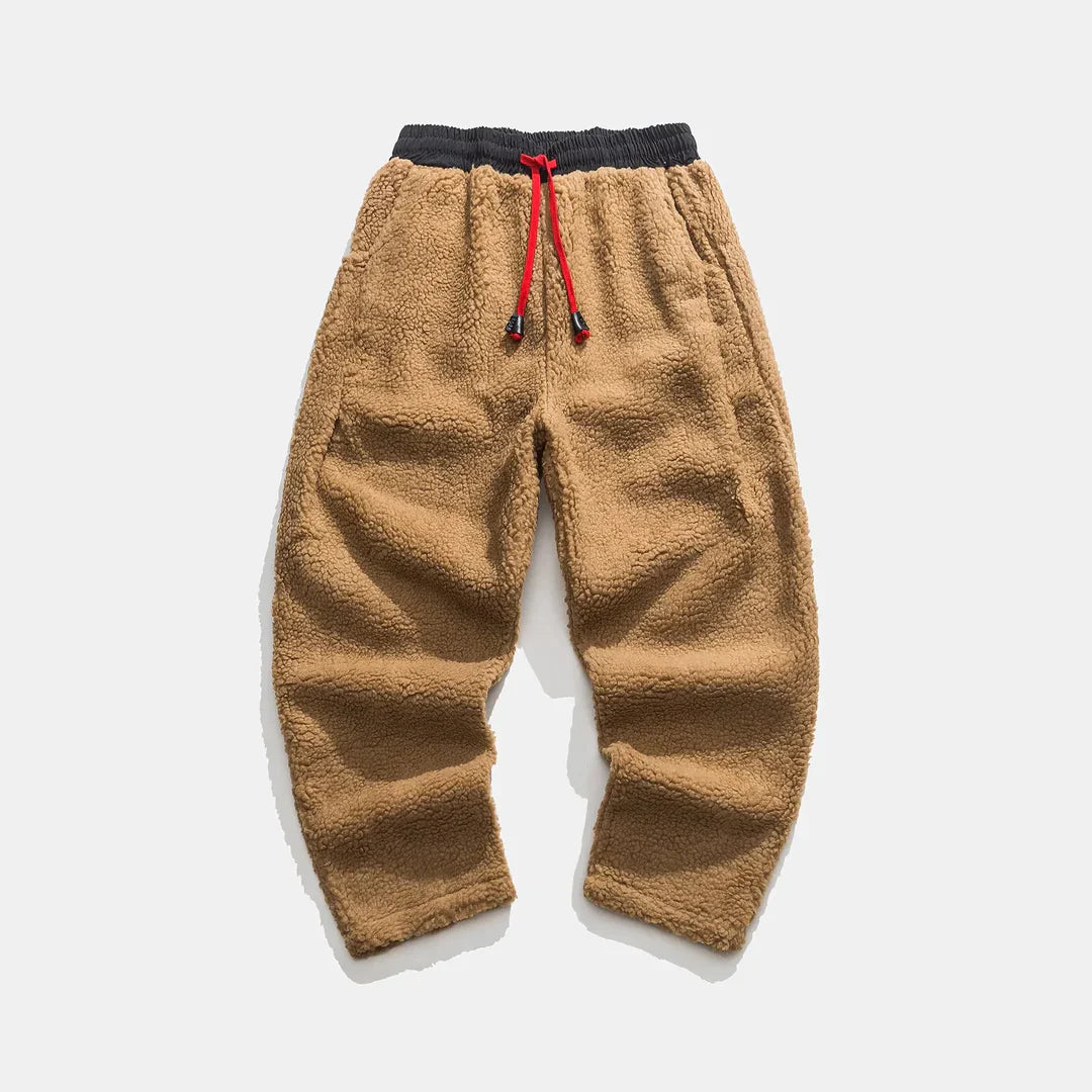 Pantalones Hombre de Borreguito Calidos Ajuste Confortable