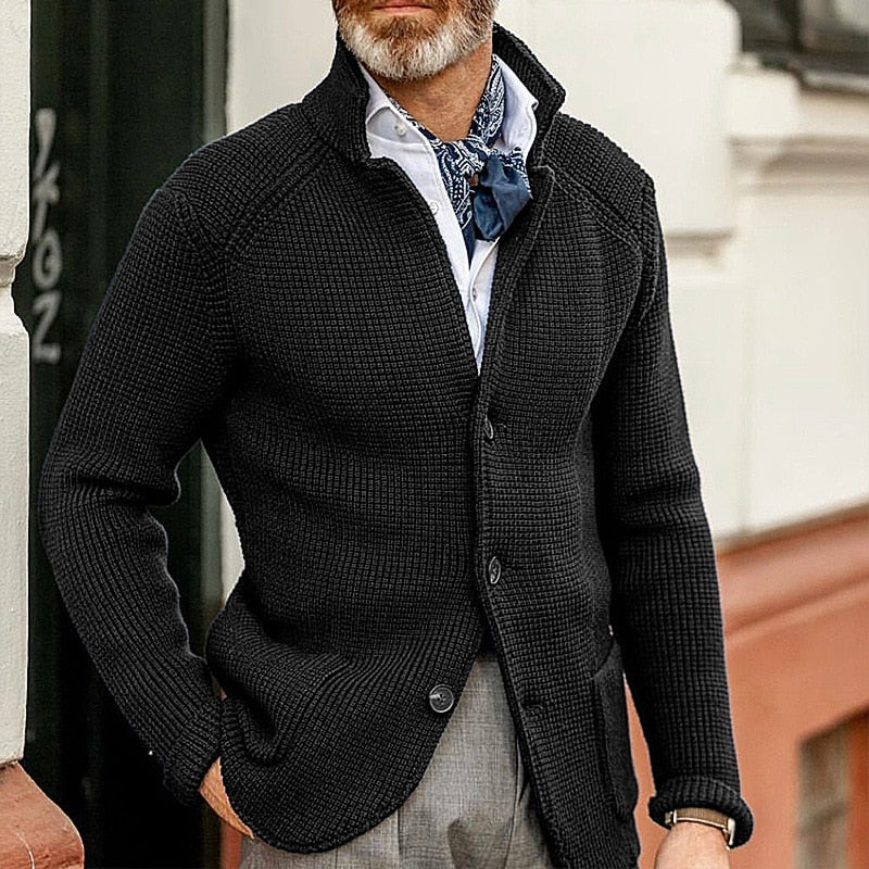 Cárdigan Hombre Punto Suave Ajuste Clásico - Mavetta