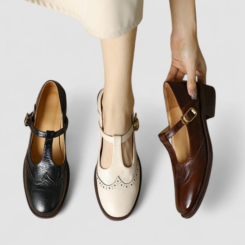 Zapatos Mary Jane Mujer con Correa Ajustable