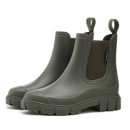Botines Chelsea Mujer Impermeables Ajuste Deslizante