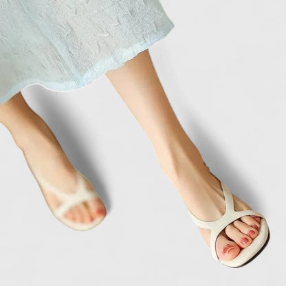 Sandalias Ortopédicas Mujer Tira en T Diseño Abierto