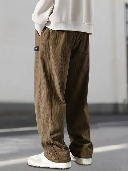 Pantalones Hombre de Pana Ajuste ComfortFit