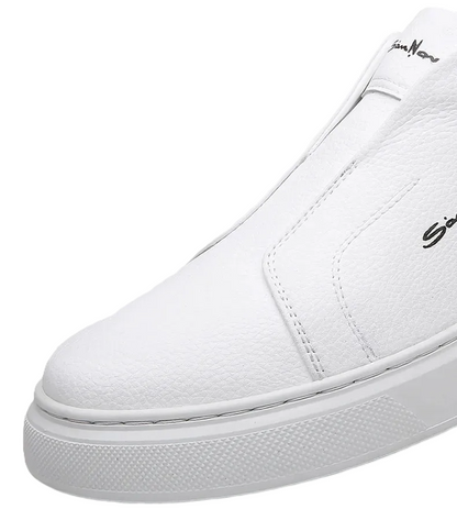 Zapatos Slip-On Hombre Cuero Suave Confortables