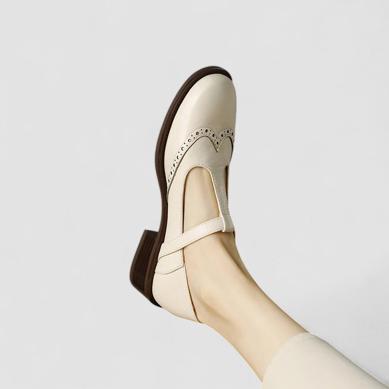 Zapatos Merceditas Mujer Hebilla Tacón Bajo Primavera