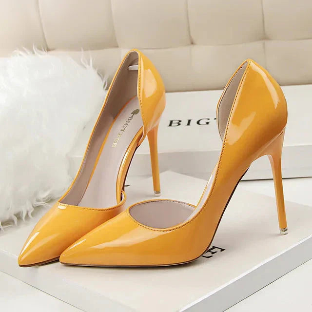 Zapatos Mujer Tacón Alto Detalle Cut-out Elegante