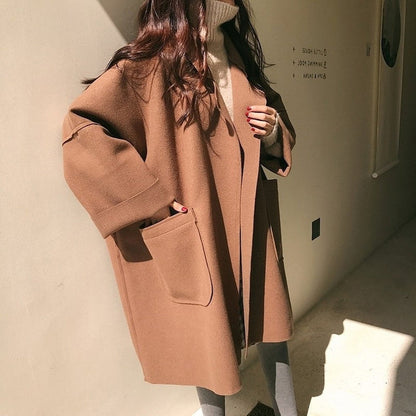 Abrigo Mujer de Lana Casual Ajuste Comodo - Mavetta
