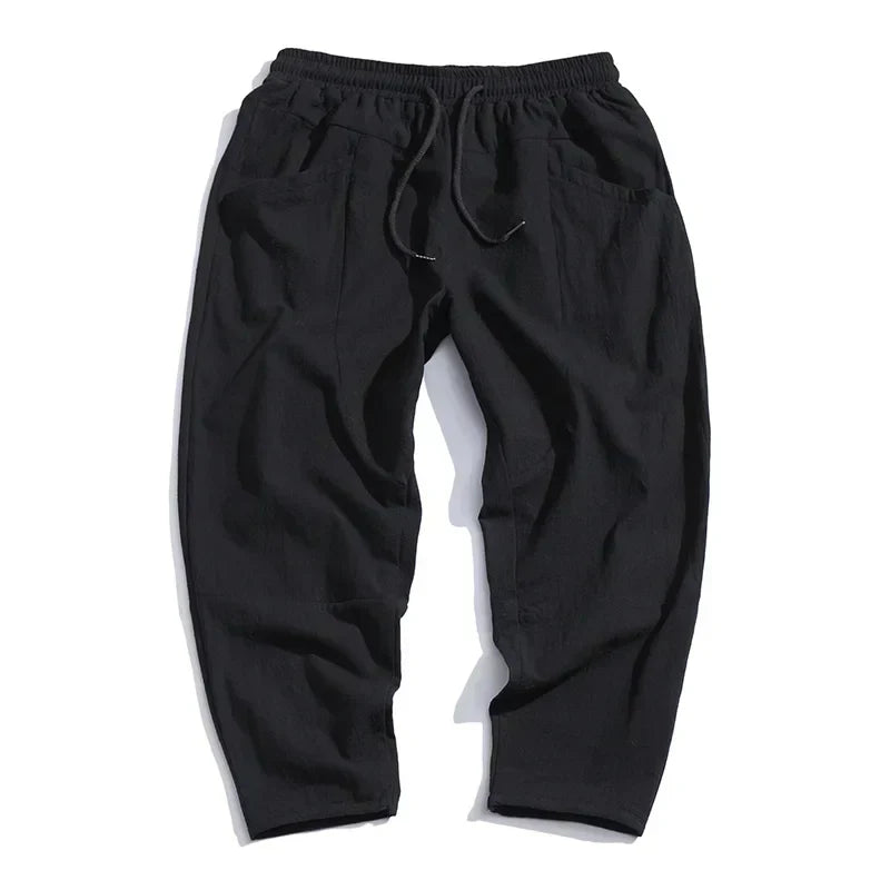 Pantalón Hombre de Lino Ligero y Transpirable