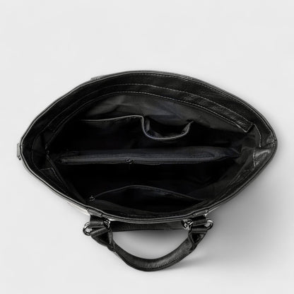 Bolso de mano mujer de trabajo piel pulida elegante
