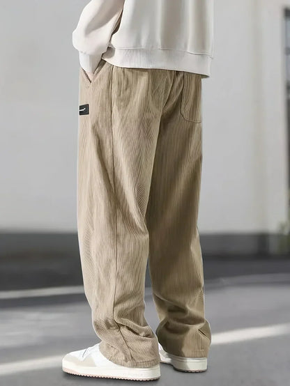 Pantalones Hombre de Pana Ajuste ComfortFit