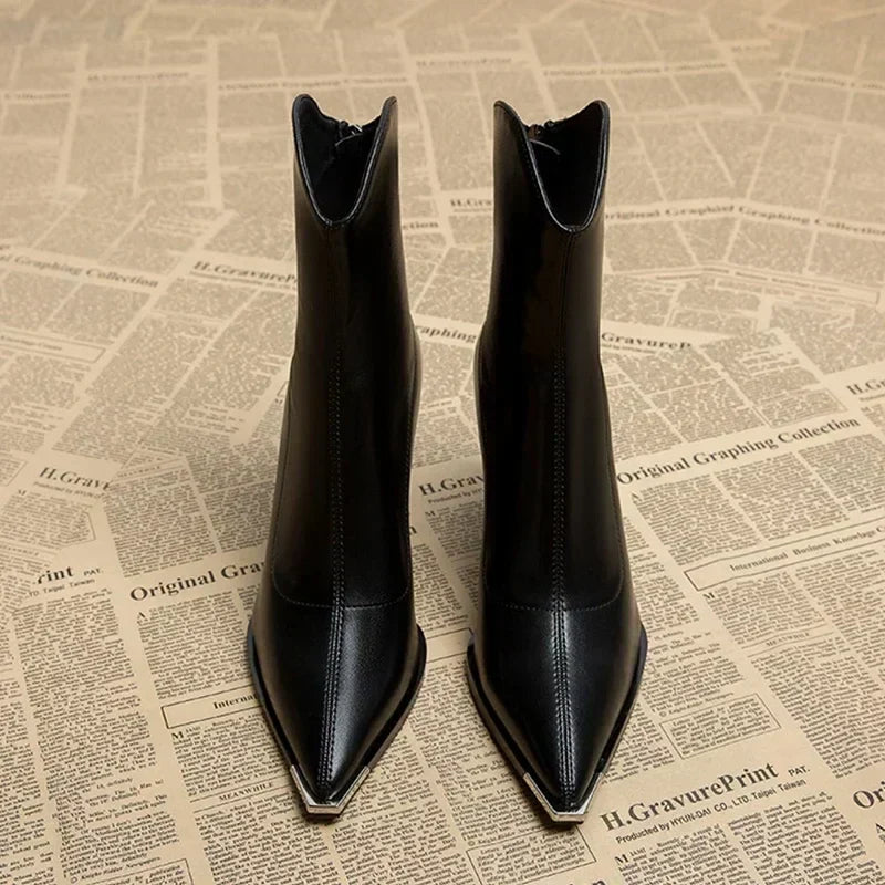 Botines Chelsea Mujer Piel Sintética Ajuste Clásico