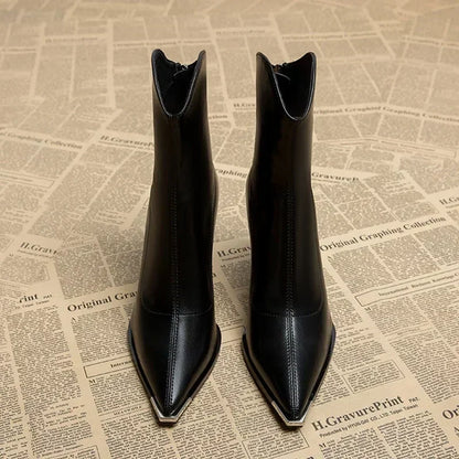 Botines Chelsea Mujer Piel Sintética Ajuste Clásico