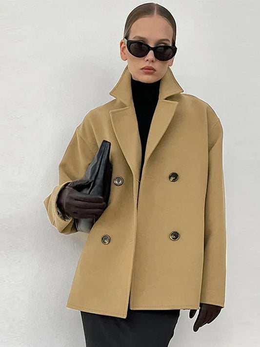 Abrigo Mujer Clasico Reversible Ajuste Regular - Mavetta