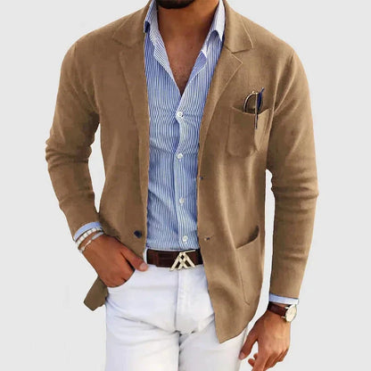 Blazer Hombre Slim Fit Ligero Ajustado