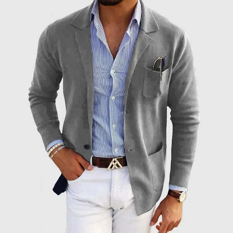 Blazer Hombre Slim Fit Ligero Ajustado
