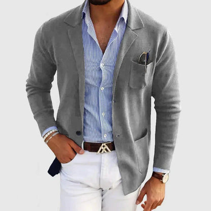 Blazer Hombre Slim Fit Ligero Ajustado
